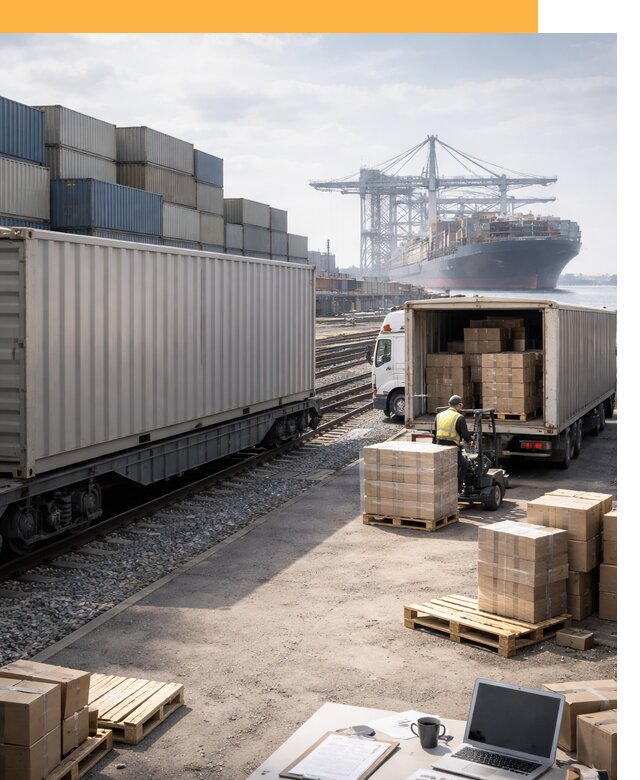 Мультимодальные перевозки грузов по миру от 46148 руб