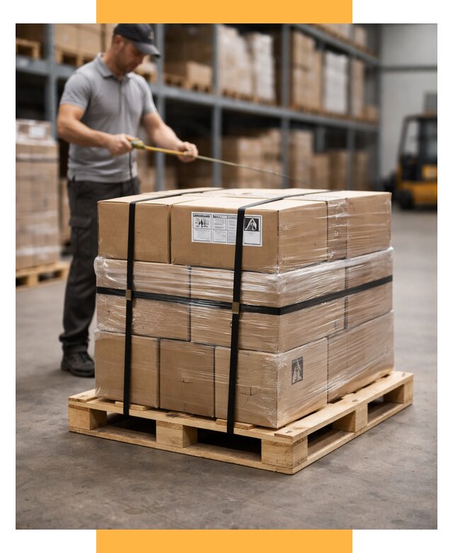 Упаковка и паллетирование грузов от 3589 р. | СетСервис-Смл