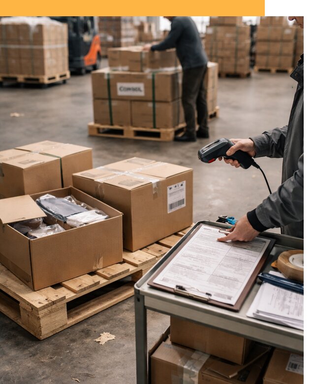 Сборные грузы из Китая: доставка, склад и таможня от 18459