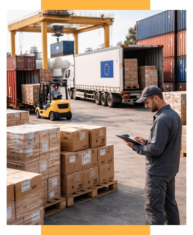 Доставка грузов из Европы от 12306 р., логистика СетСервис-Смл