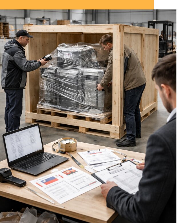 Доставка промышленного оборудования из США от 66658 руб