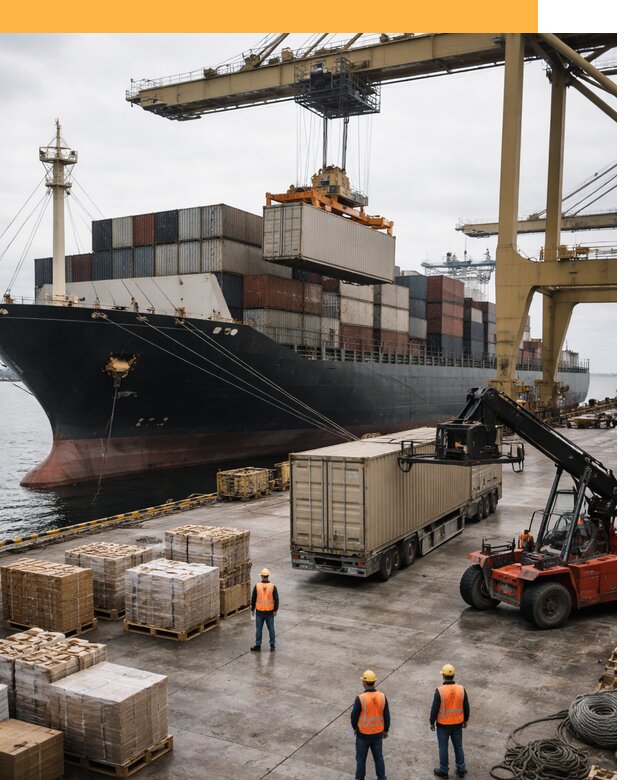 Морские перевозки из Индии: доставка FCL/LCL, таможня от 123060