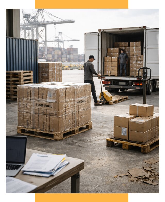 Доставка грузов из Израиля от 15383 р., логистика от СетСервис-Смл