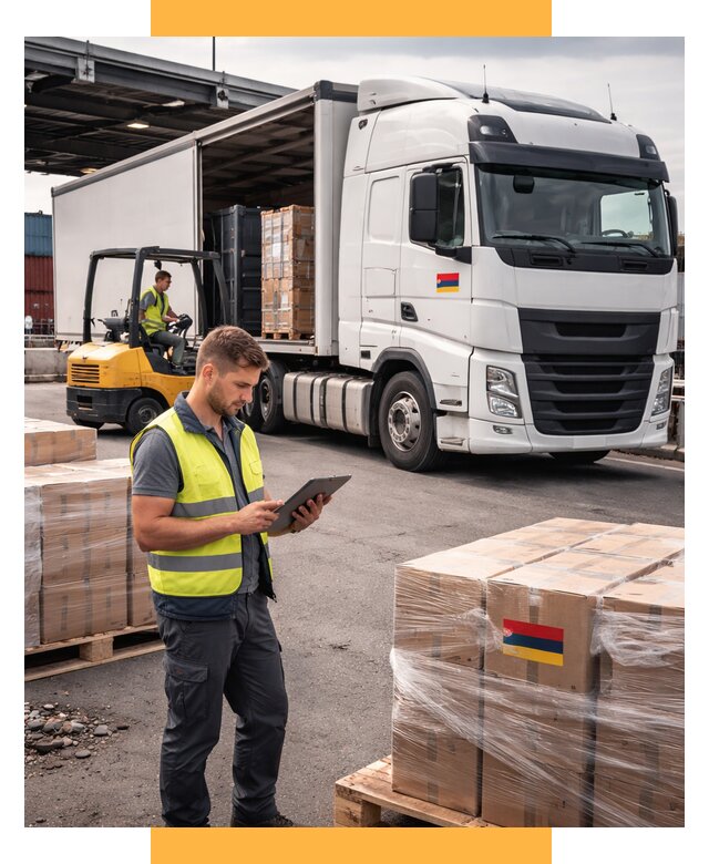 Автоперевозки из Армении от 97423 р. — услуги СетСервис-Смл