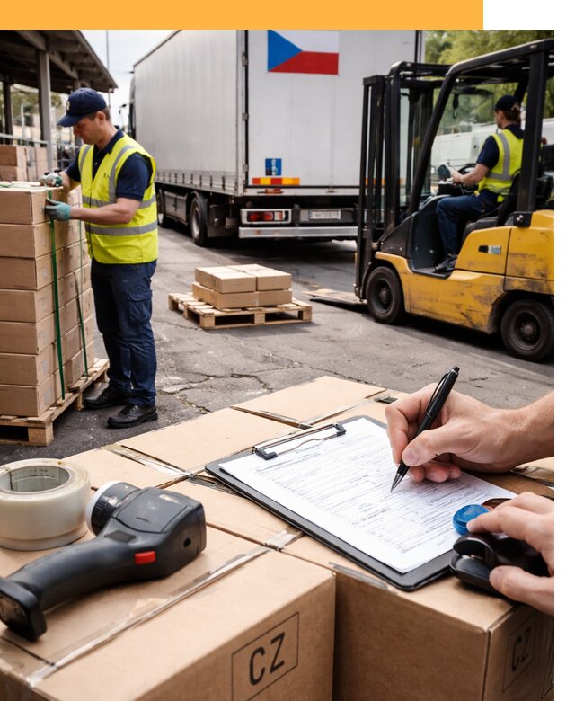 Доставка грузов в Чехию от 35893 руб, международные перевозки