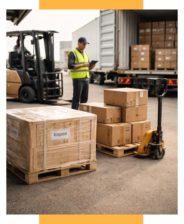 Доставка грузов в Корею из России от 35893 р. | СетСервис-Смл