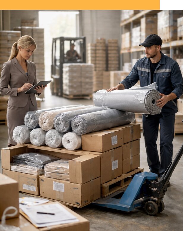 Перевозка текстиля по миру от 15383 руб. с таможней и страхованием