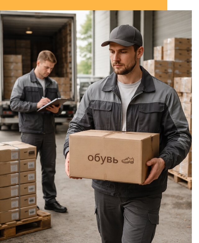 Международная перевозка обуви с таможенным оформлением от 4615