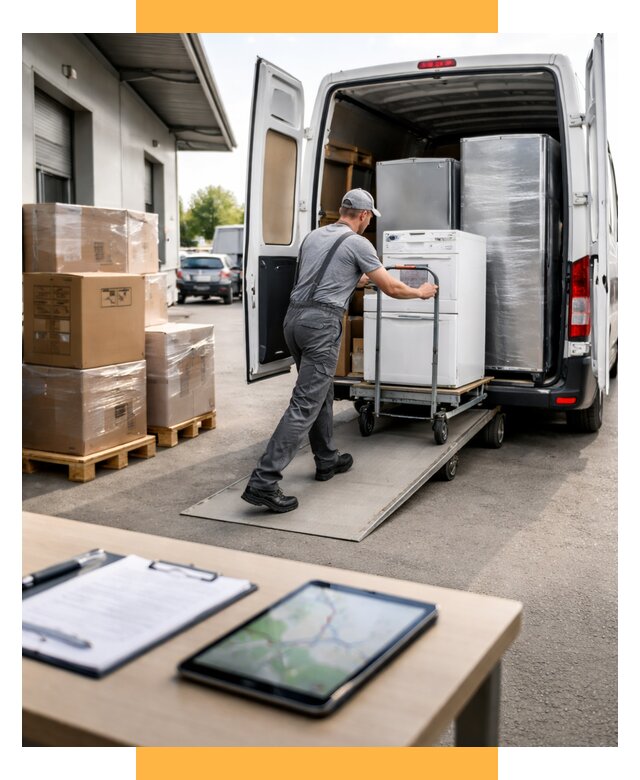 Перевозка бытовой техники от 6666 р. - логистика СетСервис-Смл