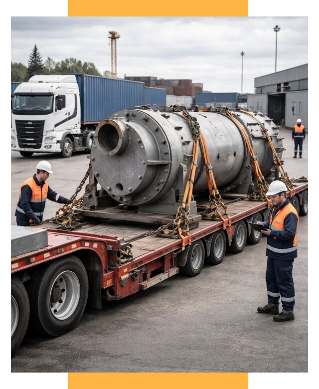 Перевозка тяжеловесных грузов под ключ от 153825 р. | СетСервис-Смл