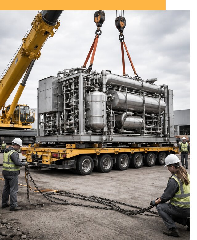 Перевозка тяжеловесных грузов по миру от 153825 руб