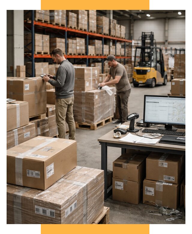 Склад консолидации в Европе от 6666 р., услуги СетСервис-Смл